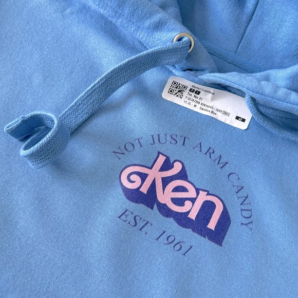 Mattel Creations Barbie Signature Kencore™ Not Just Arm Candy Unisex Hoodie - Picture 6 of 9